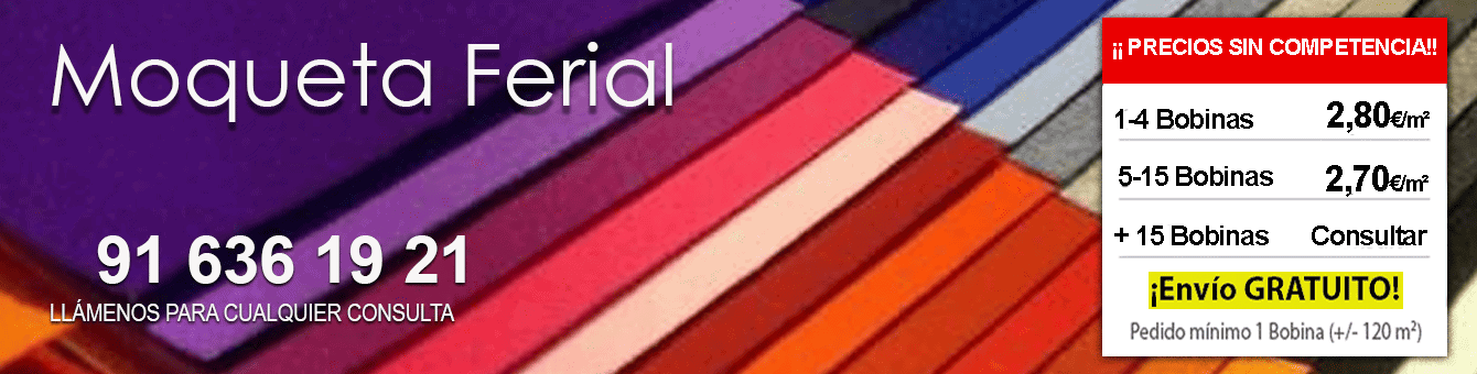 Moqueta Ferial de Colores