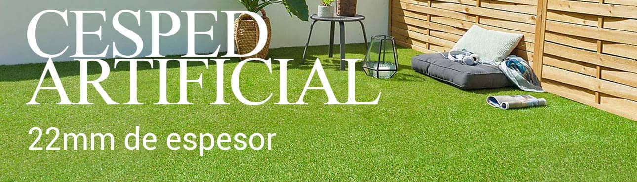Césped Artificial de 22mm de altura Disfrute de su Jardín de Césped Artificial de 22 mm de Grosor, con instalación en Madrid.
