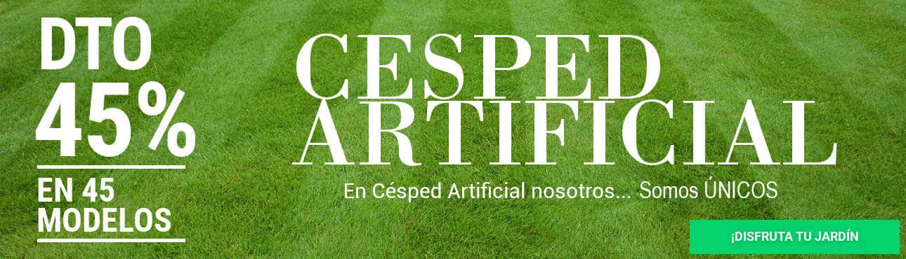 Césped Artificial 45% de Descuentos Disfrute de las mejores ofertas con un 45% de Descuento en nuestra colección de Césped
