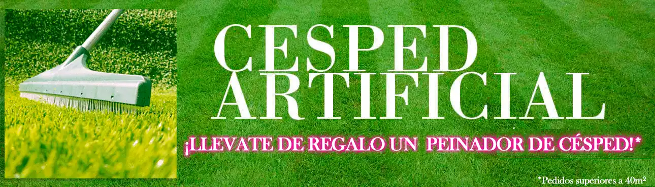 Césped Artificial. Durante este verano, llevate tu PEINADOR de CESPED DE REGALO.
