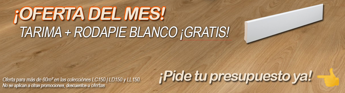 Oferta del Mes Oferta del mes en Meister. Regalo de Rodapie color Blanco