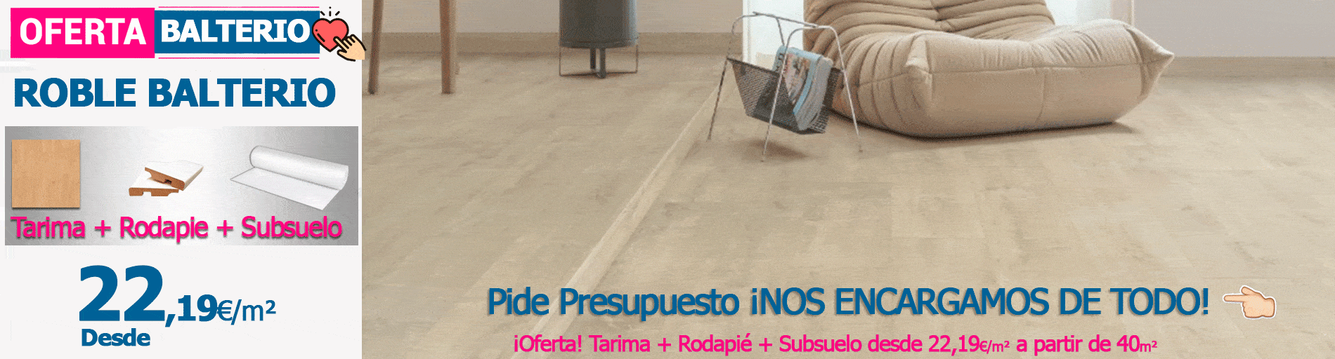 Oferta Todo material Balterio Oferta Todo Material Balterio