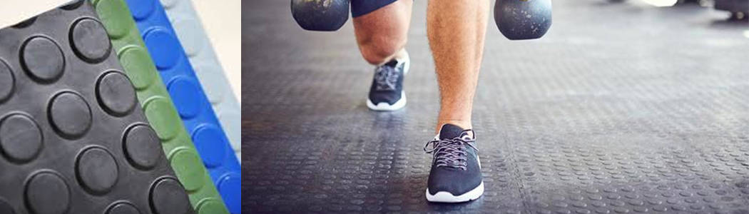 Suelos de Goma Abotonado