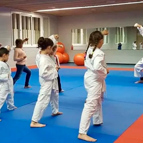 Pavimento de tatami modular con instalación sencilla.